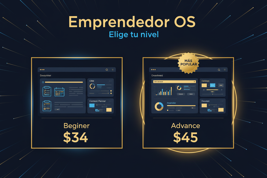 Emprendedor OS – Portada comparativa