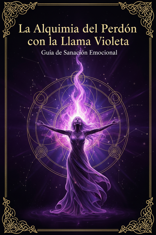 Portada del eBook La Alquimia del Perdón con la Llama Violeta