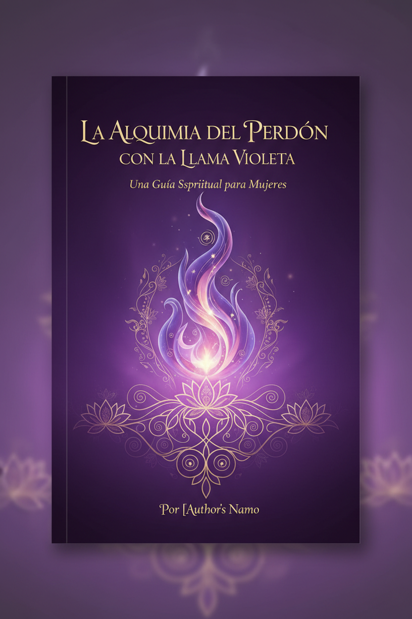 Portada del eBook La Alquimia del Perdón con la Llama Violeta