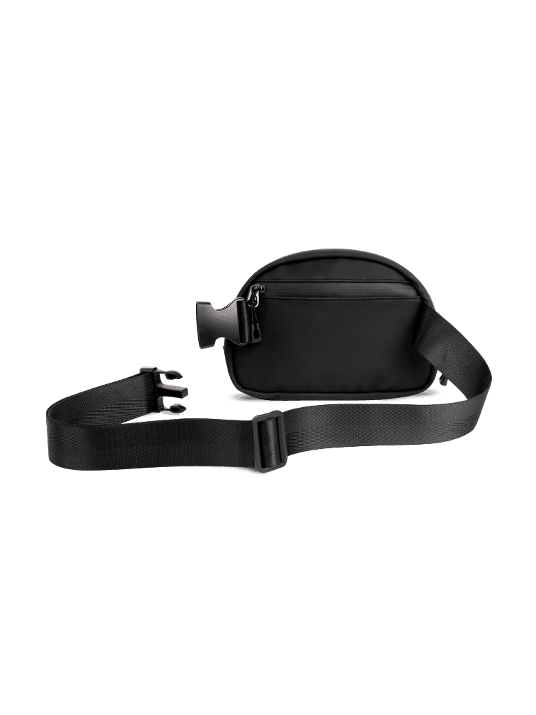 LuxeGo Small Crossbody Sling Bag for Running & Travel - Black